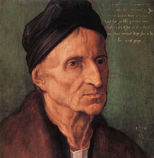 Albrecht Durer Portrait of Michael Wolgemut china oil painting image